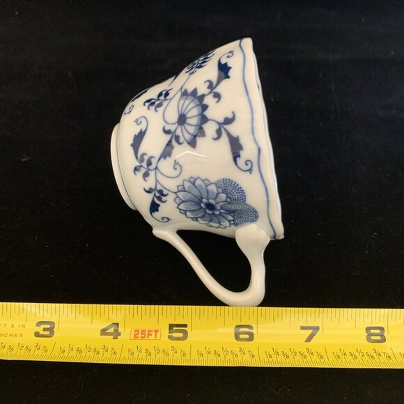 3 Blue Danube Porcelain Coffee Cups w/Saucers Japan Demitasse Rectangle Mark - Picture 10 of 10